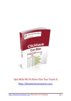 Kiếm tiền với ClickBank
