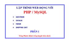 Lập trình web động với PHP và MySQL