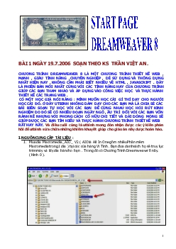 Tài liệu học Dreamweaver 8