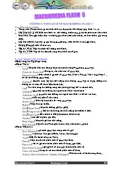 Tài liệu Macromedia Flash 5 (Tiếng Việt)