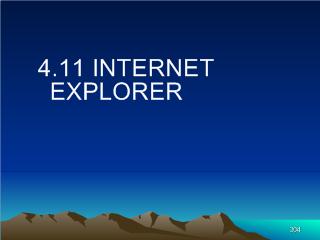 Bài giảng Tin học căn bản - Chương 4: Internet Explorer