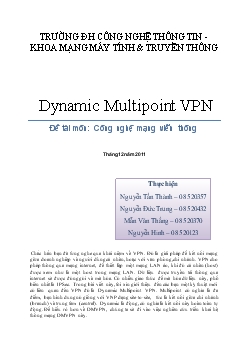 Công nghệ mạng viễn thông - Dynamic Multipoint VPN