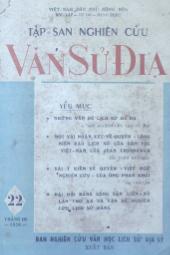 Tập san nghiên cứu Văn Sử Địa - Số 22, tháng 10 - 1956