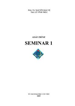 Giáo trình Seminar 1