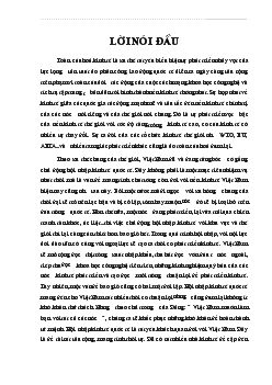 Đề tài Quan điểm có tính chỉ đạo và giải pháp thực hiện quá trình hội nhập kinh tế quốc tế của Việt Nam
