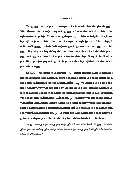 Đề tài Thực trạng vận dụng quy luật giá trị vào nền kinh tế nước ta thời gian qua và những giải pháp đề ra nhằm vận dụng quy luật giá trị vào nền kinh tế Việt Nam