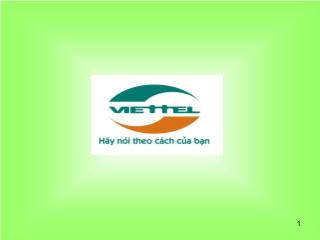 Đề tài Chiến lược Marketing- Mix của Viettel