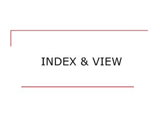 Bài giảng SQL server: Index và view
