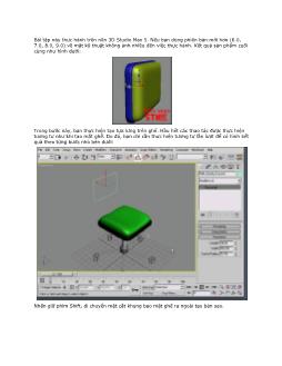 Bài tập thực hành trên nền 3D Studio Max 5