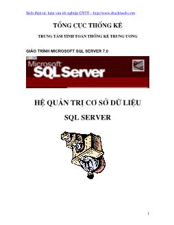 Giáo trình Microsoft SQL Server 7.0