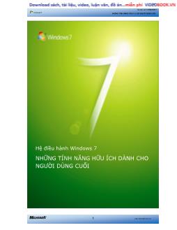 Hệ điều hành windows 7 những tính năng hữu ích cho người dùng cuối