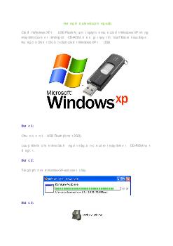 Hướng dẫn cài Win XP bằng USB
