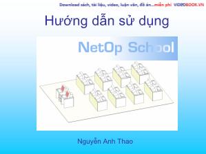 Hướng dẫn sử dụng Netop School