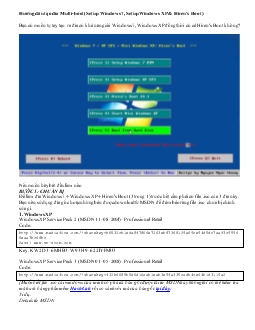 Hướng dẫn tạo đĩa Multi-Boot (Setup Windows 7, Setup Windows XP & Hiren's Boot)