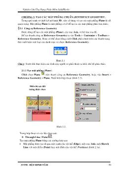 Nghiên cứu ứng dụng phần mềm solidworks  - Chương 2: Tạo các mặt phẳng chuẩn (reference geometry)