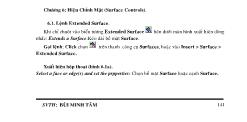 Nghiên cứu ứng dụng phần mềm solidworks - Chương 6: Hiệu chỉnh mặt (surface controls)