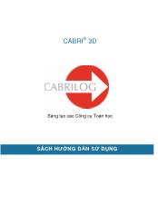 Tài liệu hướng dẫn sử dụng Cabri3D