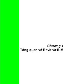 Thiết kế kiến trúc với Revit Architecture - Chương 1: Tổng quan về Revit và BIM