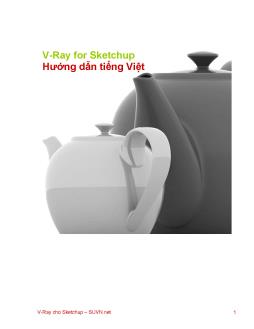 V - Ray for Sketchup (Hướng dẫn Tiếng Việt)