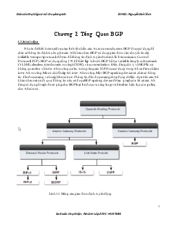 Báo cáo Thực tập cơ sở chuyên ngành về BGP