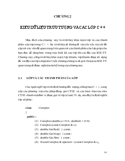 Giáo trình Lập trình C++