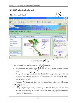 Nghiên cứu công nghệ web gis và xây dựng trang web dự báo thời tiết khu vực Nam Bộ - Chương 4: Xây dựng Website Thời tiết Nam bộ
