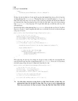 Các giải pháp lập trình C# phần 7