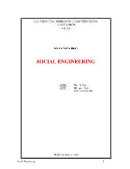 Đồ án social engineering