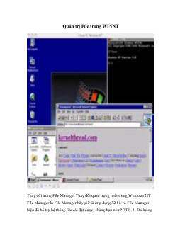 Quản trị File trong WINNT