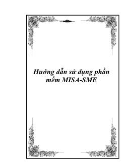 Hướng dẫn sử dụng phần mềm MISA-SME