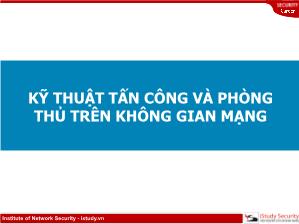 Kỹ thuật tấn công và phòng thủ trên không gian mạng: Enumeration