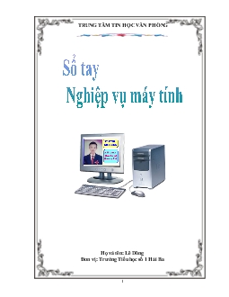 Sổ tay Nghiệp vụ máy tính