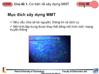 Thảo luận Cơ bản về xây dựng mạng máy tính