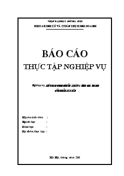 Báo cáo Kế toán chi phí sản xuất và tính giá thành sản phẩm xây lắp tại Công ty Xây Dựng Quốc Tế