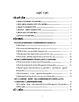 Chuyên đề Phát triển Kinh tế Đối ngoại của Cămpuchia trong quá trình hội nhập kinh tế quốc tế và khu vực