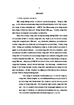 Luận văn Lịch sử phát triển và phương hướng hoàn thiện pháp luật cán bộ, công chức ở Việt Nam hiện nay