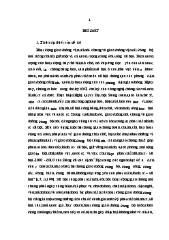 Luận văn Sai lệch xã hội của người tham gia giao thông đường bộ tại Thành phố Hà Nội