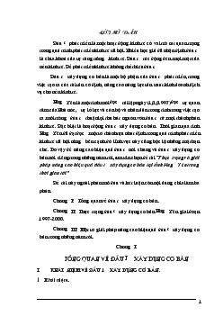 Chuyên đề Thực trạng và giải pháp nâng cao hiệu quả đầu tư xây dựng cơ bản tại tỉnh Hưng Yên trong thời gian tới