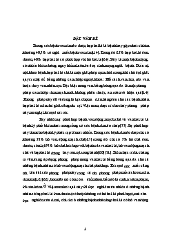 Đề tài Tìm hiểu một số yếu tố ảnh hưởng tới kết quả nong van hai lá bằng bóng qua da ở bệnh nhân hẹp hai lá có phối hợp với hở van động mạch chủ