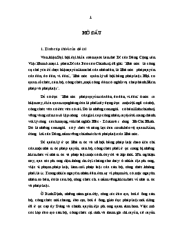 Luận văn Giáo dục pháp luật cho cán bộ, công chức trên địa bàn tỉnh Bình Định - Thực trạng và giải pháp