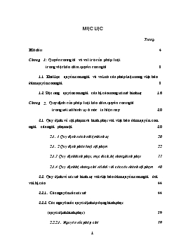 Luận văn Hoàn thiện pháp luật bảo đảm quyền con người trong xét sử hình sự ở nước ta hiện nay