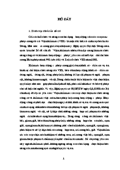 Luận văn Kiểm sát hoạt động tư pháp trong giai đoạn khởi tố, điều tra vụ án hình sự của Viện kiểm sát