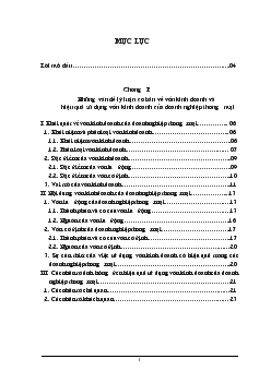 Luận văn Một số biện pháp nhằm nâng cao hiệu quả sử dụng vốn kinh doanh ở công ty xăng dầu Bắc Tây Nguyên