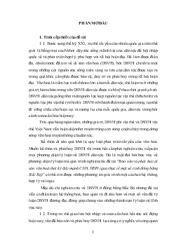 Luận văn Phương hướng và giải pháp bảo tồn và phát huy di sản văn hóa thời kỳ tiếp tục đẩy mạnh công nghiệp hóa, hiện đại hóa ở đồng bằng Bắc Bộ hiện nay