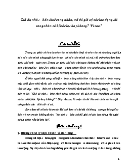 Đề tài Giả dụ nhà tư bản thuê công nhân, trả đủ giá trị sức lao động thì công nhân có bị bóc lột hay không ? Vì sao ?