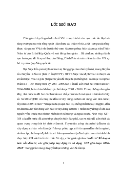 Đề tài Kế hoạch hoá vốn đầu tư, các giải pháp huy động và sử dụng vốn đầu tư giai đoạn 2006-2010