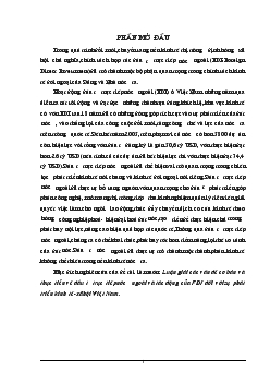 Đề tài Luận giải các vấn đề cơ bản và thực tiễn về đầu tư trực tiếp nước ngoài và tác động của FDI đối với sự phát triển kinh tế-Xã hội Việt Nam