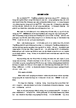 Khóa luận Hoạt động xuất nhập khẩu hàng hóa của Việt Nam – thực trạng và triển vọng
