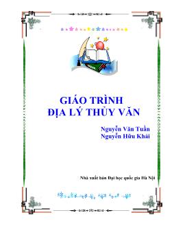Giáo trình địa lý thủy văn Việt Nam