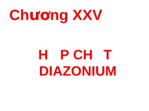Hợp chất Diazonium